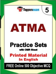 ATMA Book in English - Mock Test / Practice Set