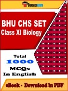 BHU CHS SET Class XI Biology PDF Book In English - MCQ / Objective Questions