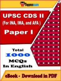CDS Mock Test PDF
