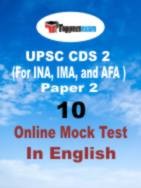 English Mock Test For CDS