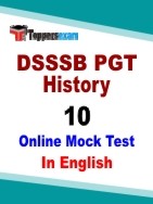DSSSB PGT History Question Paper