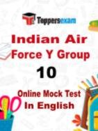 Y Group Mock Test 2024