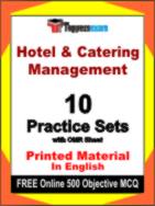 Hotel & Catering Management Test Book in English - Practice Set
