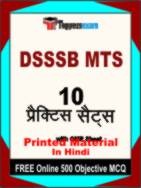 DSSSB MTS Test Book in Hindi - Practice Set