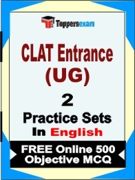 CLAT Entrance (UG) Book in English - Question Paper / Practice Set