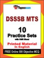 DSSSB MTS Test Book in English - Practice Set