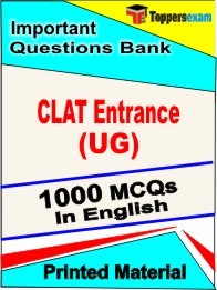 CLAT Entrance (UG) Book in English - Objective MCQ