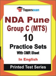 NDA Pune Group C (MTS) Book in English - Practice Set
