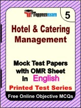 Hotel and Catering Management Exam Mock Test Papers (Book) in English