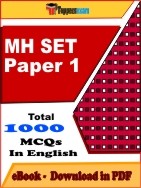 MH SET Paper 1 Exam PDF Book In English - MCQ / Objective Questions