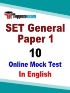 SET Mock Test Paper 1