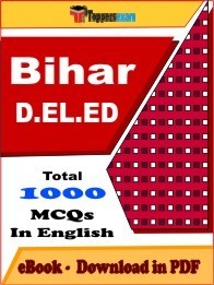D.EL.ED Entrance Exam Question Paper PDF Download (Bihar)