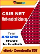 CSIR NET Mathematical Science Book PDF Free Download