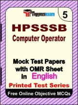 HPSSSB Computer Operator Exam Mock Test Papers (Book) in English