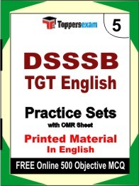 DSSSB TGT English Book in English - Mock Test / Practice Set