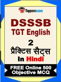 DSSSB TGT Hindi Book in Hindi - Question Paper / Practice Set