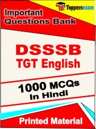 DSSSB TGT Hindi Book in Hindi - Objective MCQ
