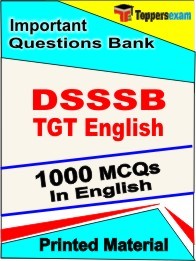 DSSSB TGT English Book in English - Objective MCQ