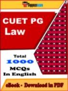 CUET PG LAW PDF Book In English - MCQ / Objective Questions