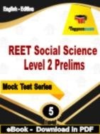REET Social Science Level 2 Prelims Test PDF Book In English - Practice Set
