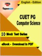 CUET PG Computer Science Test PDF Book In English - Mock Test/Practice Set