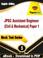 JPSC Assistant Engineer (Civil & Mechanical) Paper 1 PDF Book In English - Practice Set