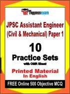 JPSC Assistant Engineer (Civil & Mechanical) Paper 1 Book in English - Practice Set