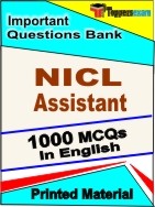 NICL Assistant  Book in English - Objective MCQ