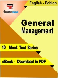 General Management PDF Book In English - Mock Test/Practice Set