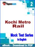 Kochi Metro Rail Test PDF Book In English - Question Paper