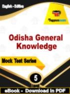 Odisha General Knowledge Test PDF Book In English - Practice Set