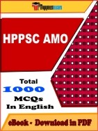 HPPSC AMO PDF Book In English - MCQ / Objective Questions