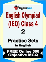English Olympiad (IEO) Class 4 Test Book in English - Question Paper / Practice Set
