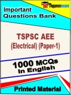 TSPSC AEE (Electrical) (Paper-1)  Book in English - Objective MCQ