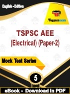 TSPSC AEE (Electrical) (Paper-2) PDF Book In English - Practice Set