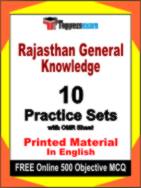 Rajasthan General Knowledge Test Book in English - Practice Set