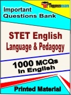 STET English Language & Pedagogy Book in English - Objective MCQ