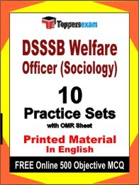 DSSSB Welfare Officer (Sociology) Book in English - Practice Set