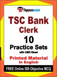 TSC Bank Clerk Book in English - Practice Set