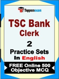 TSC Bank Clerk Book in English - Question Paper / Practice Set