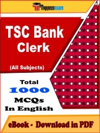 TSC Bank Clerk PDF Book In English - MCQ / Objective Questions