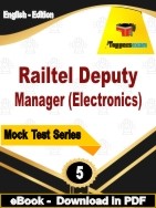 Railtel Deputy Manager (Electronics) PDF Book In English - Practice Set