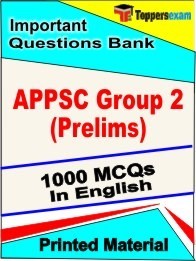 APPSC Group 2 Prelims Exam Objective MCQ Book in English