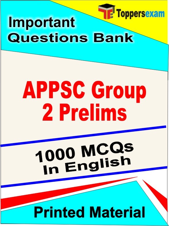 APPSC Group 2 Prelims Exam Objective MCQ Book in English