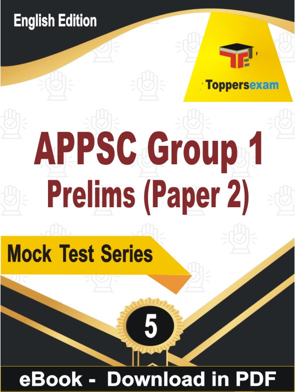 APPSC Group 1 Prelims (Paper 2) PDF Book In English - Practice Set
