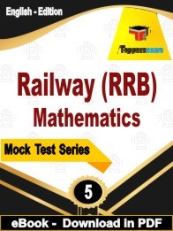 Railway (RRB) Mathematics PDF Book In English - Practice Set