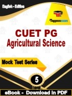 CUET PG Agriculture Science PDF Book In English - Practice Set