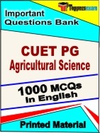 CUET PG Agriculture Science  Book in English - Objective MCQ