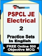 PSPCL JE Electrical Book in English - Question Paper / Practice Set