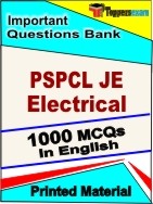 PSPCL JE Electrical  Book in English - Objective MCQ